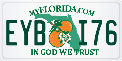 FL license plate EYBI76