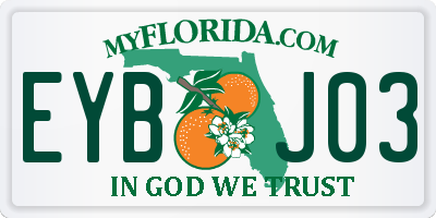 FL license plate EYBJ03