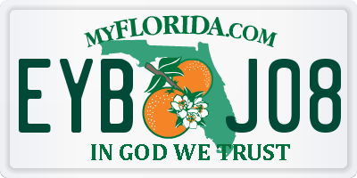 FL license plate EYBJ08