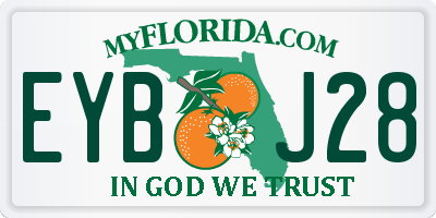 FL license plate EYBJ28