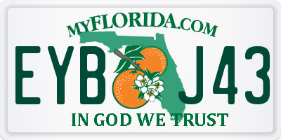 FL license plate EYBJ43
