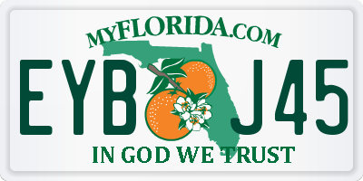 FL license plate EYBJ45