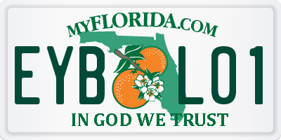 FL license plate EYBL01