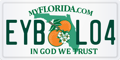 FL license plate EYBL04