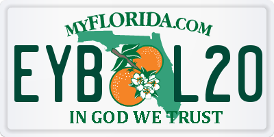 FL license plate EYBL20