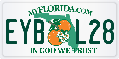 FL license plate EYBL28