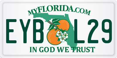 FL license plate EYBL29