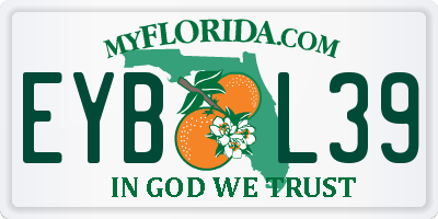 FL license plate EYBL39