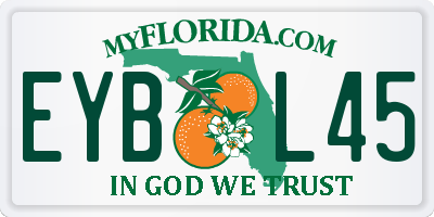FL license plate EYBL45