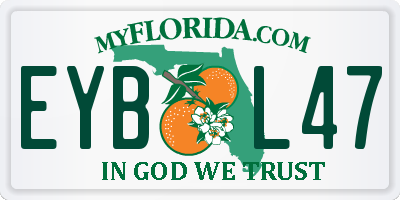 FL license plate EYBL47