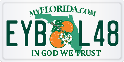 FL license plate EYBL48