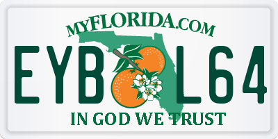 FL license plate EYBL64