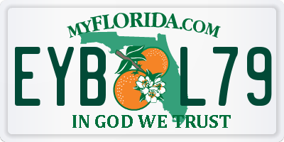 FL license plate EYBL79