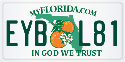 FL license plate EYBL81