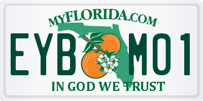 FL license plate EYBM01