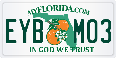 FL license plate EYBM03