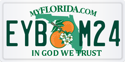 FL license plate EYBM24