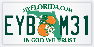 FL license plate EYBM31