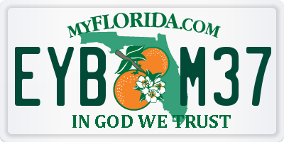FL license plate EYBM37