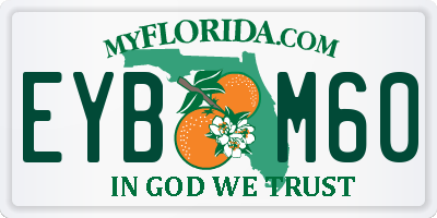 FL license plate EYBM60