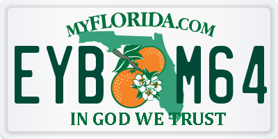 FL license plate EYBM64