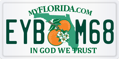 FL license plate EYBM68