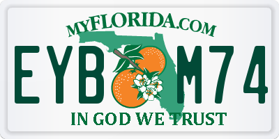 FL license plate EYBM74