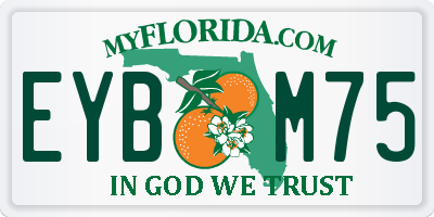 FL license plate EYBM75