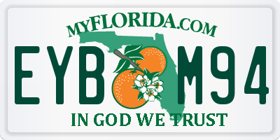 FL license plate EYBM94