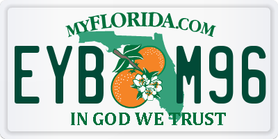 FL license plate EYBM96