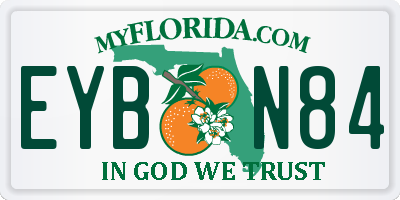 FL license plate EYBN84