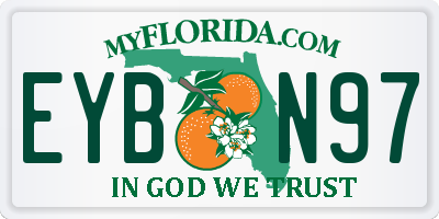 FL license plate EYBN97