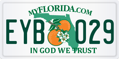 FL license plate EYBO29