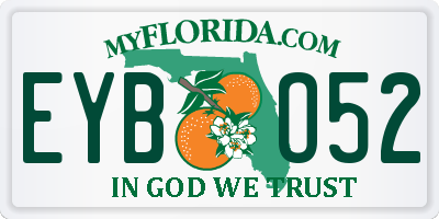 FL license plate EYBO52