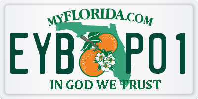 FL license plate EYBP01