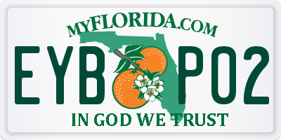 FL license plate EYBP02
