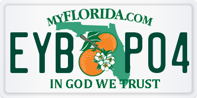 FL license plate EYBP04