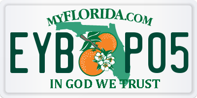FL license plate EYBP05