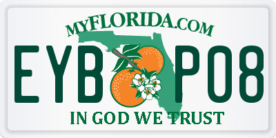 FL license plate EYBP08