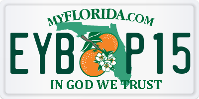 FL license plate EYBP15