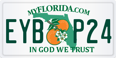 FL license plate EYBP24