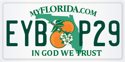 FL license plate EYBP29
