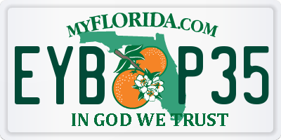 FL license plate EYBP35
