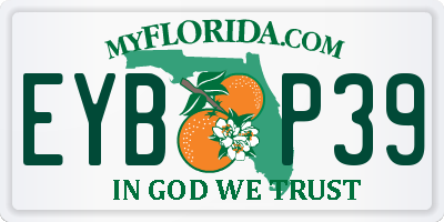 FL license plate EYBP39