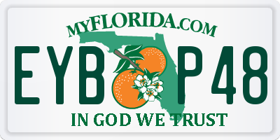 FL license plate EYBP48
