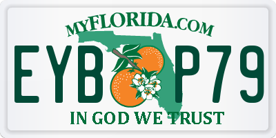 FL license plate EYBP79