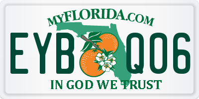 FL license plate EYBQ06
