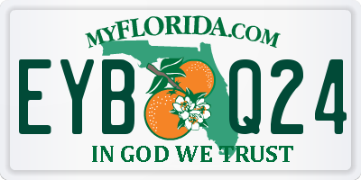 FL license plate EYBQ24