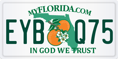 FL license plate EYBQ75