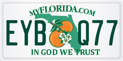 FL license plate EYBQ77